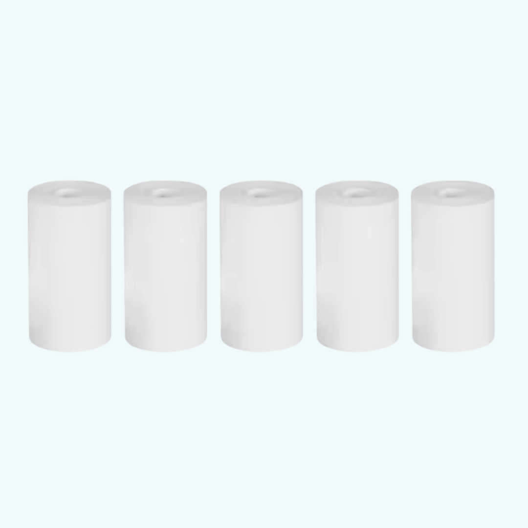 5 Rolls of Non-Adhesive Thermal Printer Paper